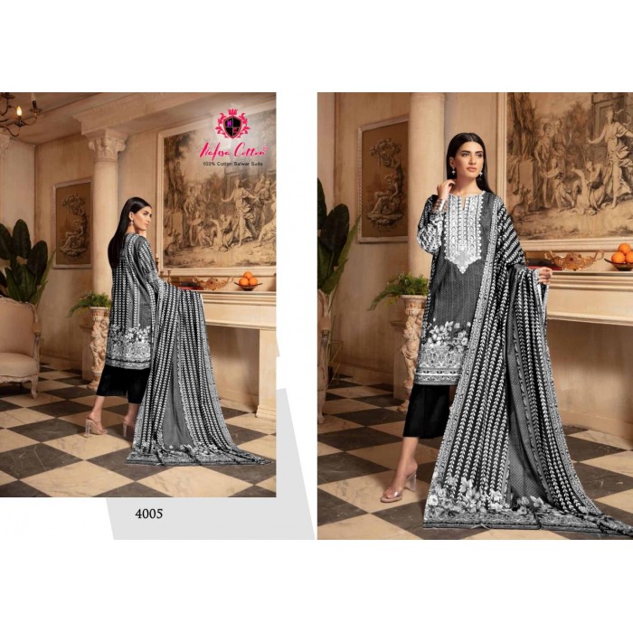 Nafisha Karachi Queen Vol 4 Cotton Dress Materials